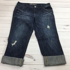 NY&CO boyfriend straight leg jeans